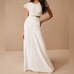 🤍Anthropologie~BHLDN Bo & Luca Emory Gown
